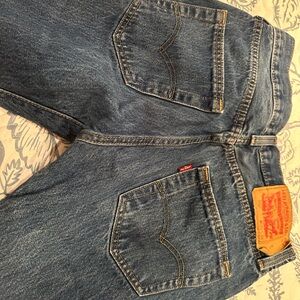 Levi's Men's Blue Straight-Leg Denim Jeans